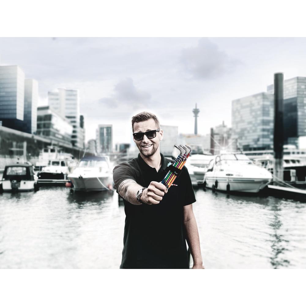 Thumbnail - Wera, Sechskantschlüssel, 3950 SPKL Multicolour Hex-Plus 3,0