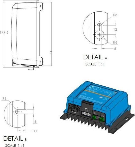 Immagine prodotto Victron Energy Phoenix Smart IP43 Caricabatterie 12/30 (3) - 120-240V (12V, 30 A)