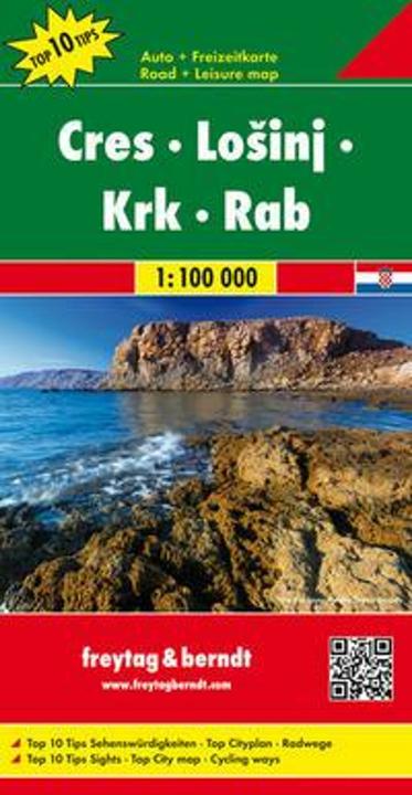 Immagine prodotto Cres - LoSinj - Krk - Rab, carta stradale 1:100.000