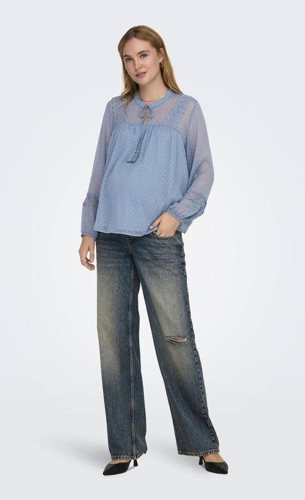 Produktbild Only Maternity Normal geschnitten Mandarin Kragen Maternity Elastische Bündchen Top Top (XL)