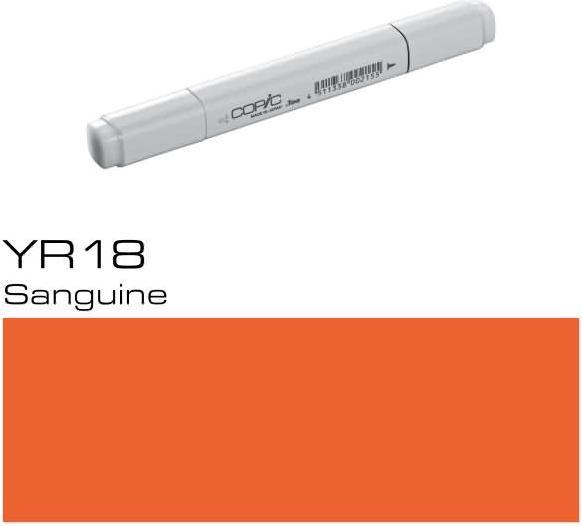 Actual product image Copic Graphic marker Classic type YR - 18 (YR18 - Sanguine, 1 x)