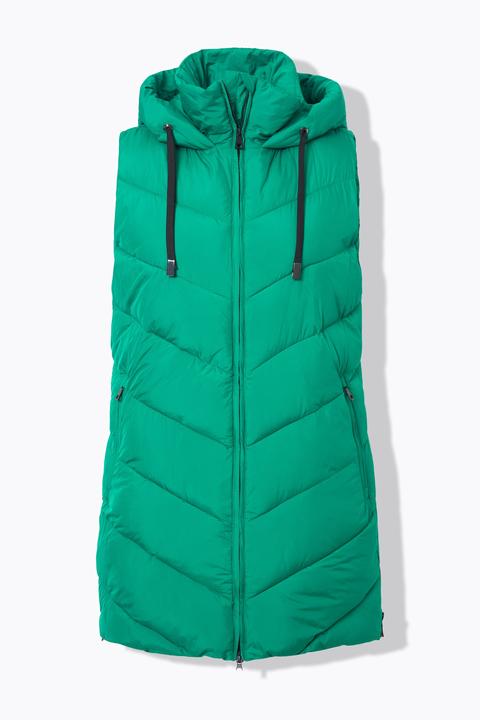 Actual product image Ulla Popken HYPRAR Long Quilted Vest (60)