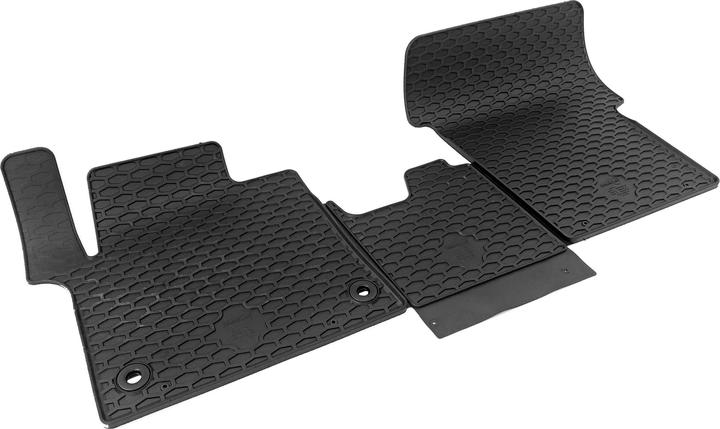 Walser Tapis en caoutchouc adaptables sur Citroen Spacetourer/Toyota Proace Verso/Fiat Ulysee (1 jeu de 3 tapis de sol)