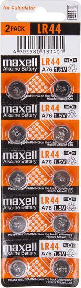 Immagine prodotto Maxell LR44 (10 pz., LR44, 110 mAh)