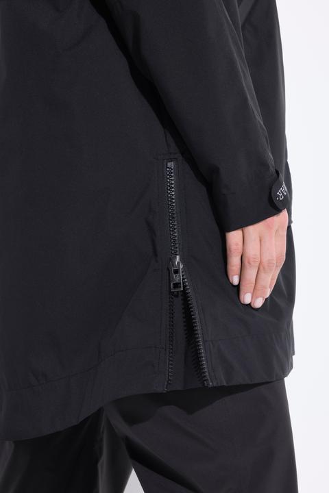 Produktbild Ulla Popken Regenmantel, wasserdicht, A-Linie, Seiten-Zipper, Kapuze (42, 44)