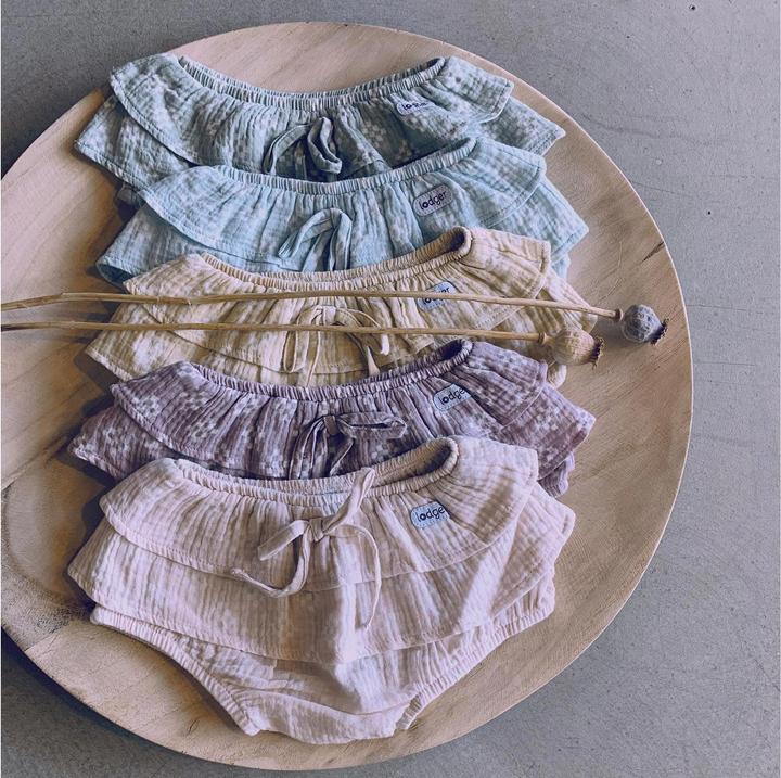 Actual product image Lodger Shorts Girl Frills Tribe Muslin Ice Flow Gr. 80 (80)