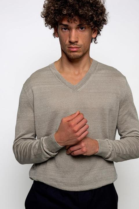 Immagine prodotto Diana Studio Top in Lino con Scollo a V (XXL)