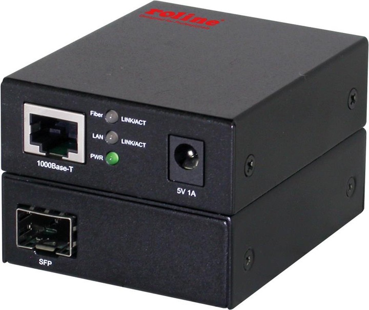 Produktbild Roline 10/100/1000Base-T to Dual-speed Fiber Media Converter