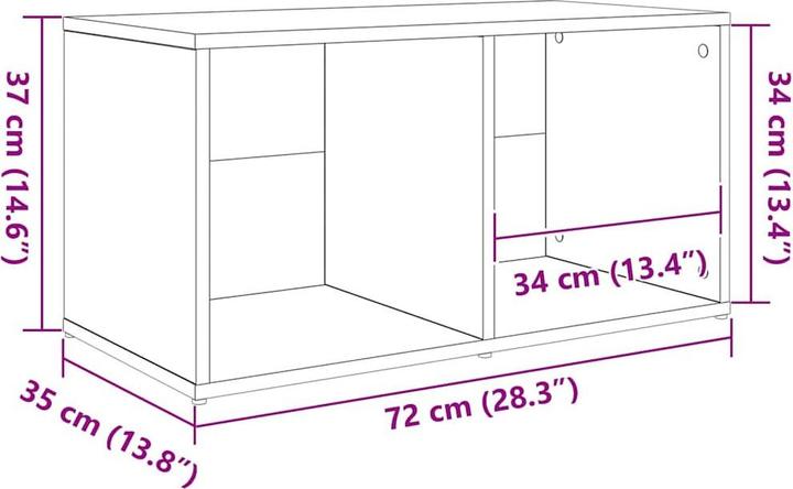 Produktbild VidaXL TV-Schrank (107 x 35 x 37 cm)