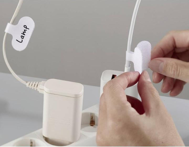 Actual product image SpeaKa Professional Kabelmarkierungen, oval, mit Klettverschluss, 10 St