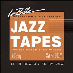 La Bella Jazz Tapes 600-7 Wh.Nylon 7-Str (7 x, Guitar)
