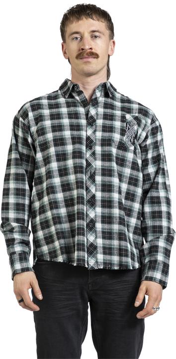 Image du produit Black Premium Pagan Roots Oversized Karo-Hemd (XL)