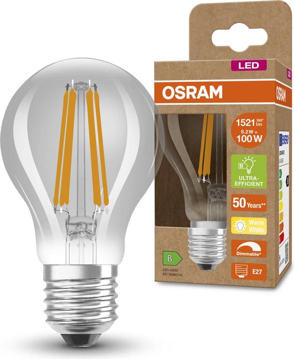 Produktbild Osram Classic (E27, 8.20 W, 1521 lm, 1 x, B)