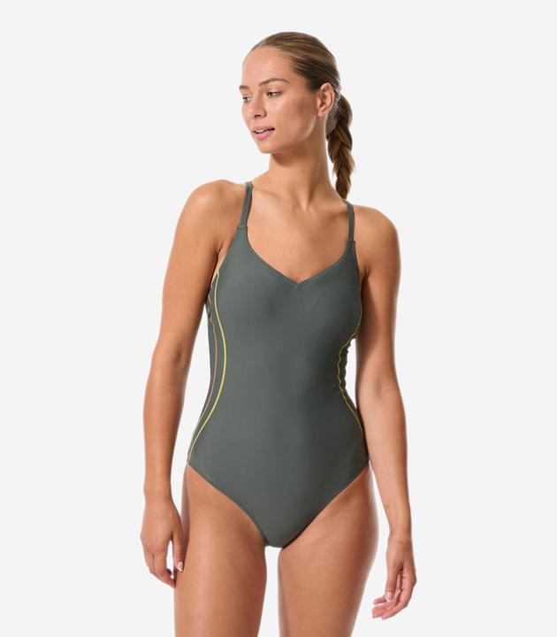 Immagine prodotto Decathlon Badeanzug Damen einteilig Freizeit Polyamid (36)