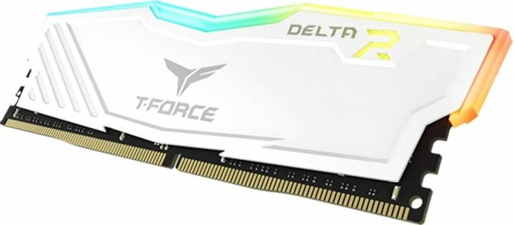 Productafbeelding Team Group DDR4 -16 GB - 3200 - CL - 16 T-Force Delta baltas Dual Kit (2 x 8GB, 3200 MHz, DDR4 RAM, DIMM 288 pin)