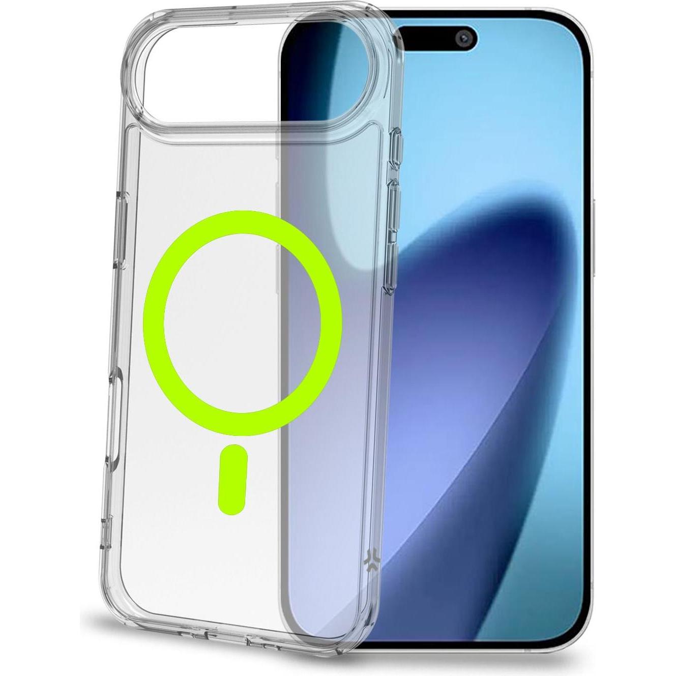Celly Trasparente Transparente Magnetische Hülle Für Iphone (Apple Iphone X), Cover Smartphone,