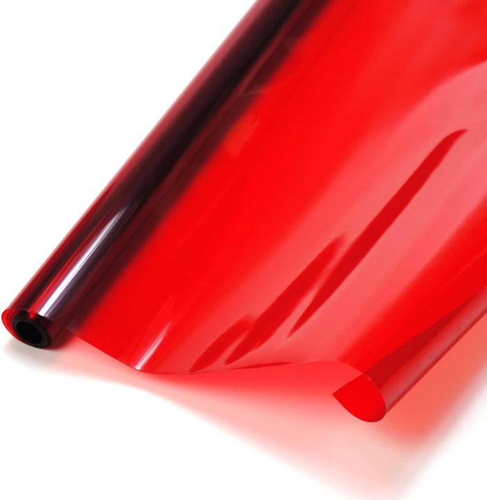 Produktbild Planet-Hobby Bügelfolie Transparent Rot 5 Meter