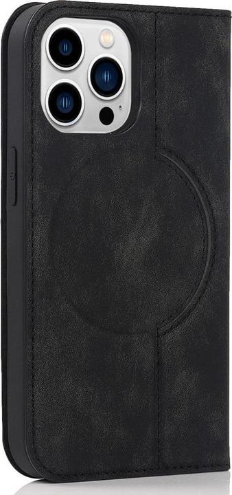 Immagine prodotto Cover-Discount iPhone 15 Pro - Custodia MagSafe Flip RFID nera (Apple iPhone 15 Pro)