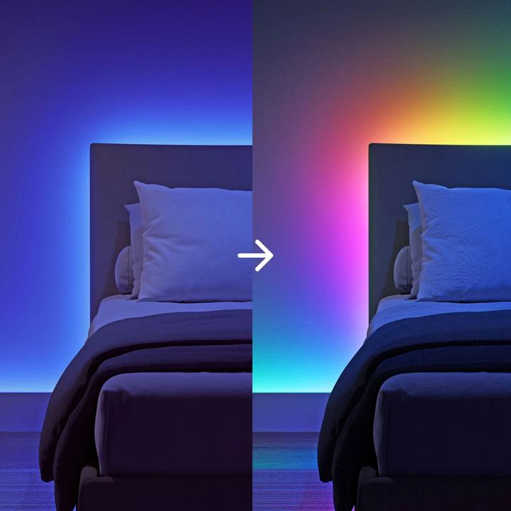 Immagine prodotto Nanoleaf Essentials Matter Multicolore Lightstrip 5 metri (RGBIC, 500 cm, Interno)