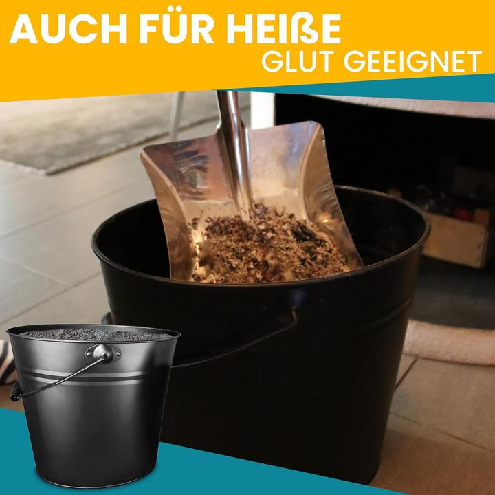 Image du produit Agora-Tec Seau à cendres avec couvercle