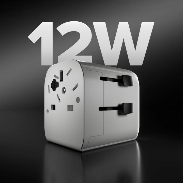 Actual product image SBS Universal-Reiseadapter – EU 2xUSB-A – weiss