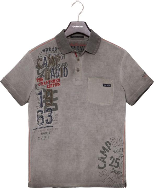 Produktbild Camp David Poloshirt THE CRAFTSMEN Polo-Kurzarmshirt (M)