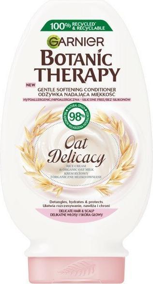 Actual product image Garnier Botanic Therapy Oat Delicacy Soft Conditioner For Delicate Hair And Scalp 200Ml (200 ml)