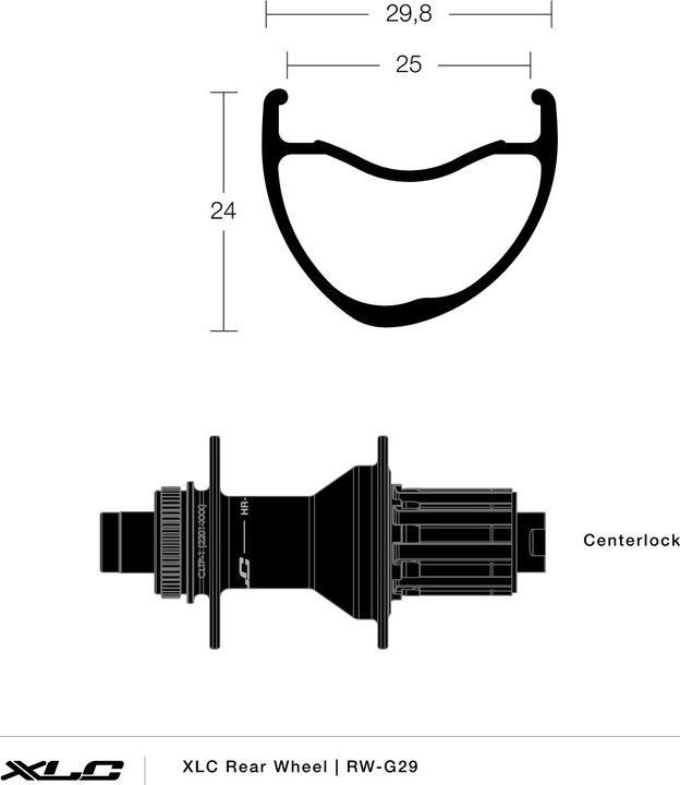 Image du produit XLC RW-G29 (Roue arrière, 29")