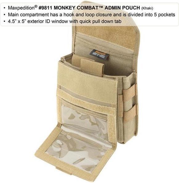 Image du produit Maxpedition Monkey Combat Admin Vesten- Sac banane