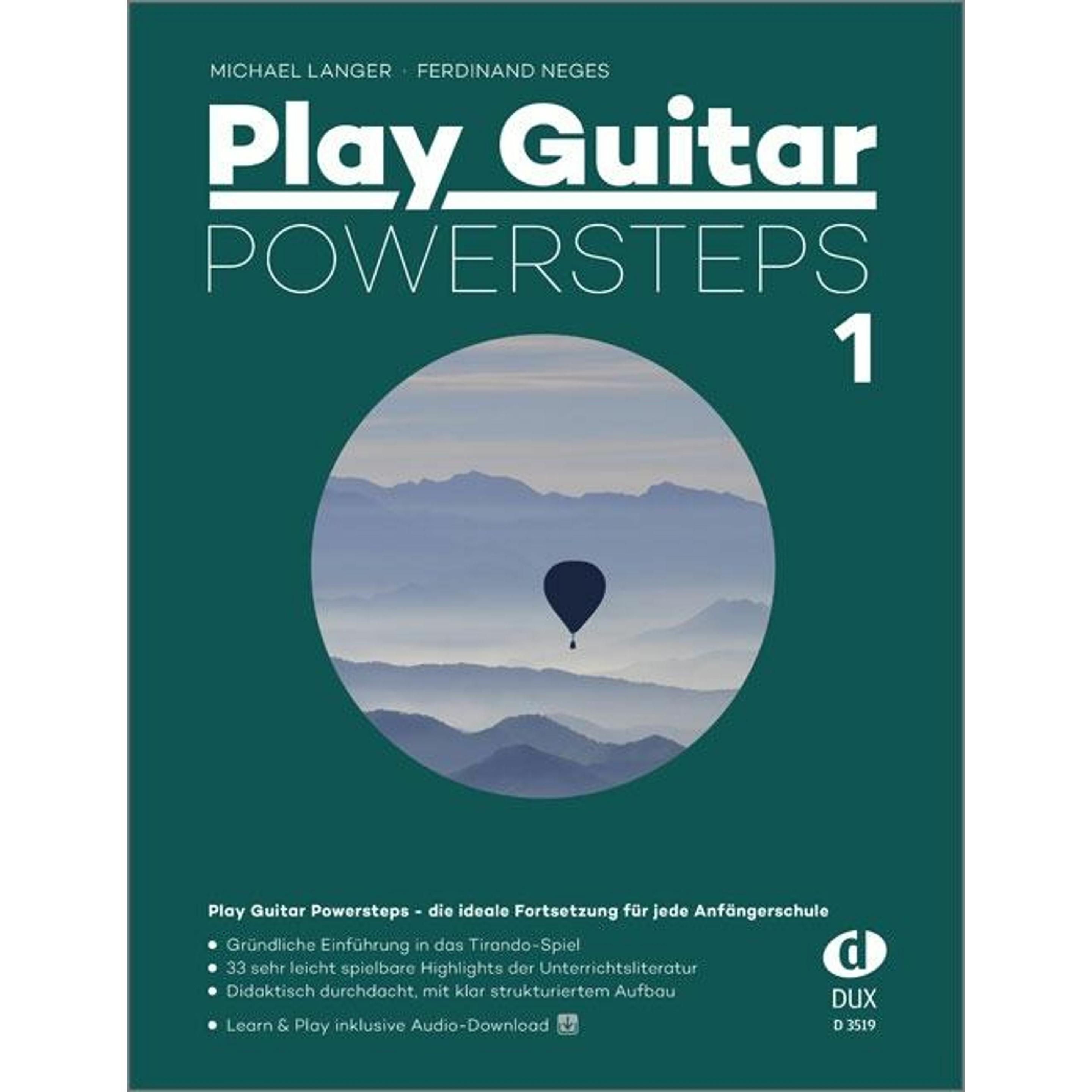 Play Guitar Powersteps 1, Sachbücher von Michael Langer, Ferdinand Neges