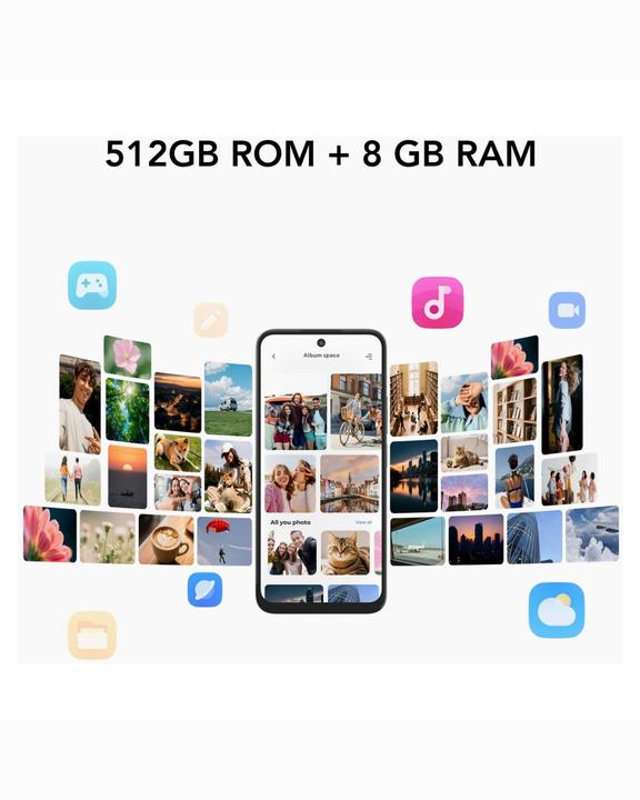 Productafbeelding TCL 60 SE (512 GB, Black, 6.70", Dubbele SIM, 4G)