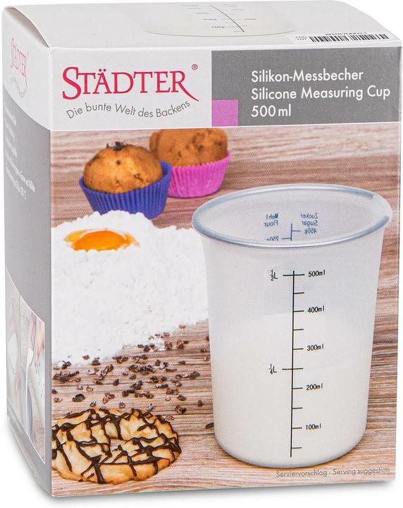 Immagine prodotto Städter Misurino in silicone da 0,5 litri (500 ml)