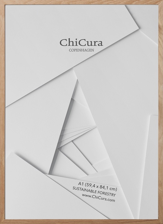 Produktbild ChiCura Holzrahmen - Glas (A1)