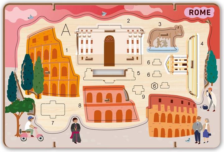 Produktbild Avenir 3D Städte-Bastelset Rom