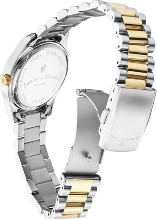 Actual product image Jacques du Manoir Elegant Two-Tone Analog Watch with Stainless Steel Band (Analogue wristwatch, 31 mm)