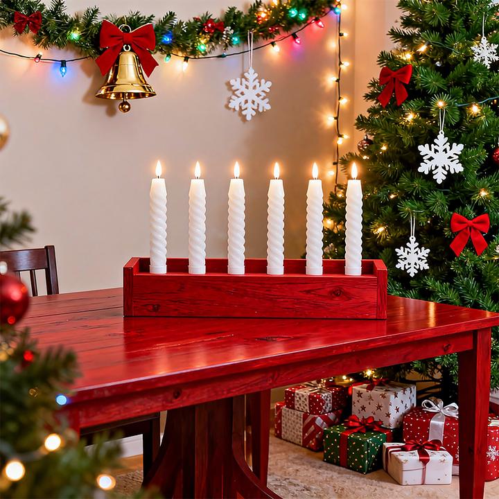 Productafbeelding Relaxdays 6x LED-Stabkerzen (6x)