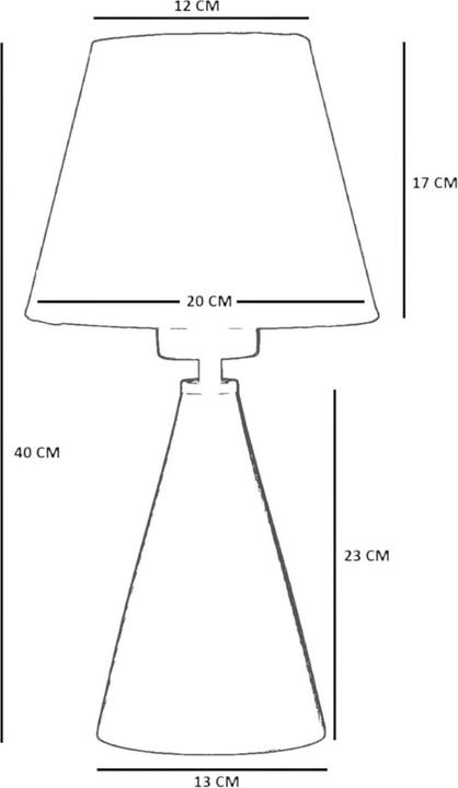 Actual product image Opviq Glam Flat Large (E27)