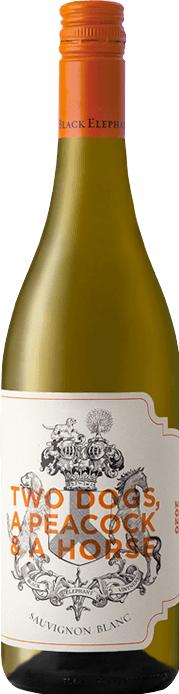 Black Elephant Vintners Two Dogs a Peacock and a Horse (2020)