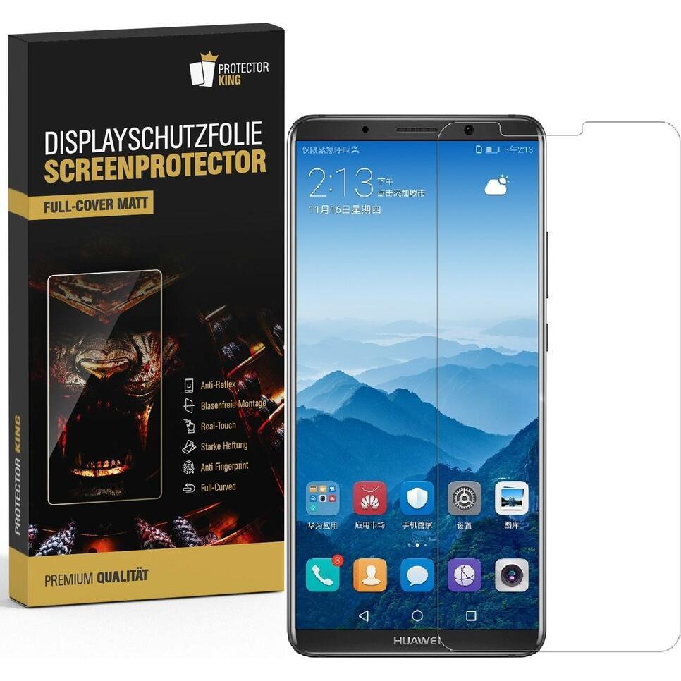 Protectorking 2x Premium Displayschutzfolie 3D KLAR (2 Stück, Huawei Mate 10 Pro), Smartphone Schutzfolie