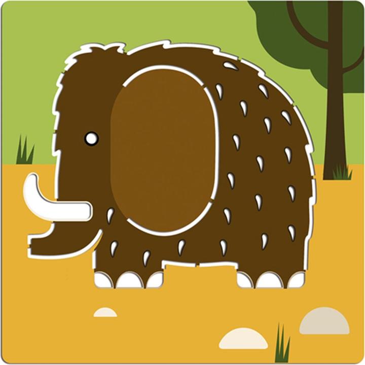 Actual product image Djeco Stencils dinosaur