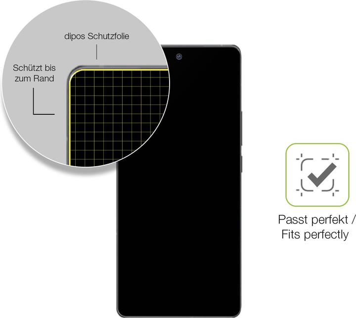 Image du produit Dipos Film de Protection d’écran Full-Cover Anti-reflet (1 pcs, Vivo IQOO)