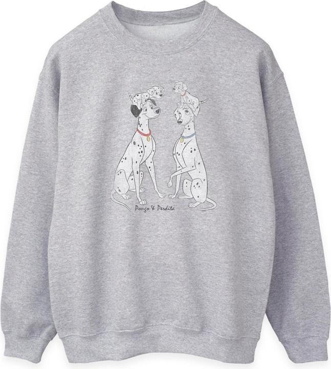 Immagine prodotto 101 Dalmatians Felpa Pongo And Perdita Heather Donna/Ladies (S)