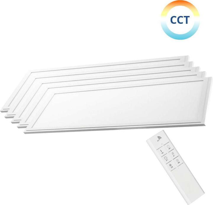Produktbild Enovalite 5er Pack LED CCT Panel mit Fernbedienung (3600 lm)