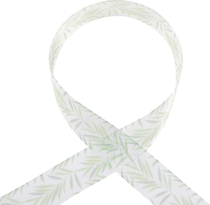 Image du produit Goldina Ruban cadeau Jungle Feeling avec bord indéformable, 40 millimètres x 15 mètres, vert lime (1x)