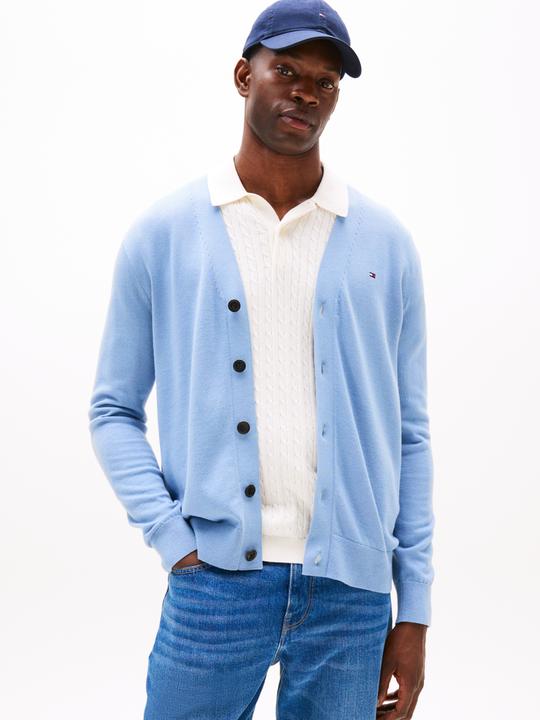 Actual product image Tommy Hilfiger Essential Cotton Button Front Cardigan (S)