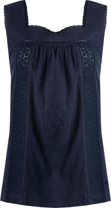 Actual product image Weird Fish Womens/Ladies Chelle Organic Cotton Square Neck Vest Top (34)