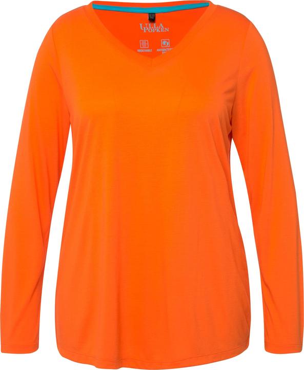Immagine prodotto Ulla Popken Maglia funzionale con scollo a V, maniche lunghe e finissaggio antibatterico (42, 44)