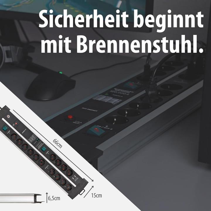 Produktbild Brennenstuhl Premium-Protect-Line (14x, CEE 7/3, 3 m)