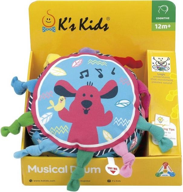 Productafbeelding GCS KSKIDS Activiteiten speelgoed zachte muzikale trommel