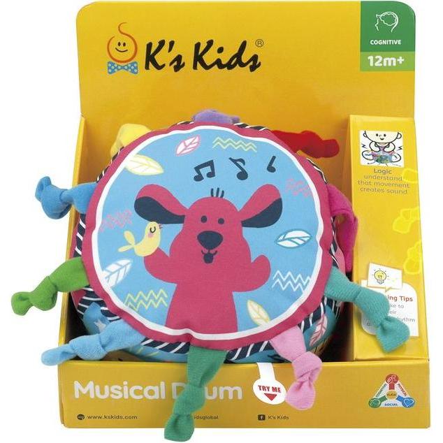 GCS KSKIDS Activity toy soft musical drum